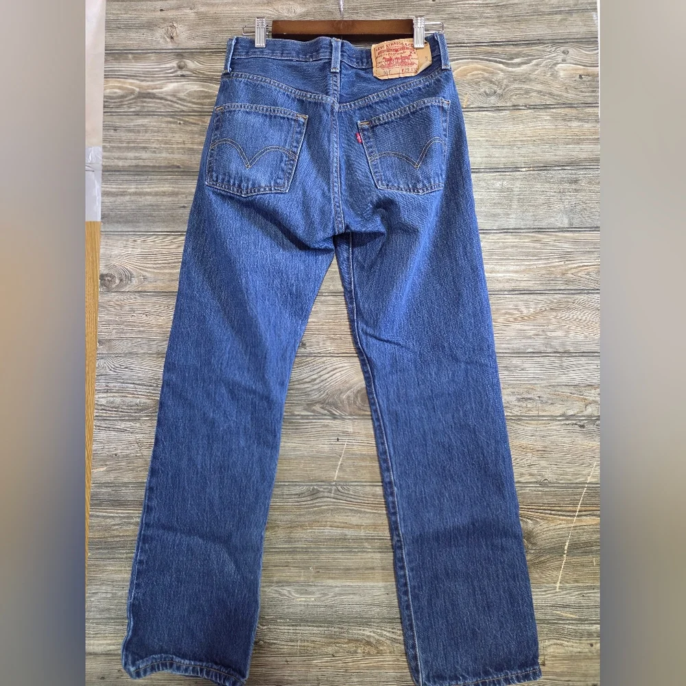 Levi's 501 Original Fit Men's Jeans 29×32 Medium Wash Straight Leg Button Fly